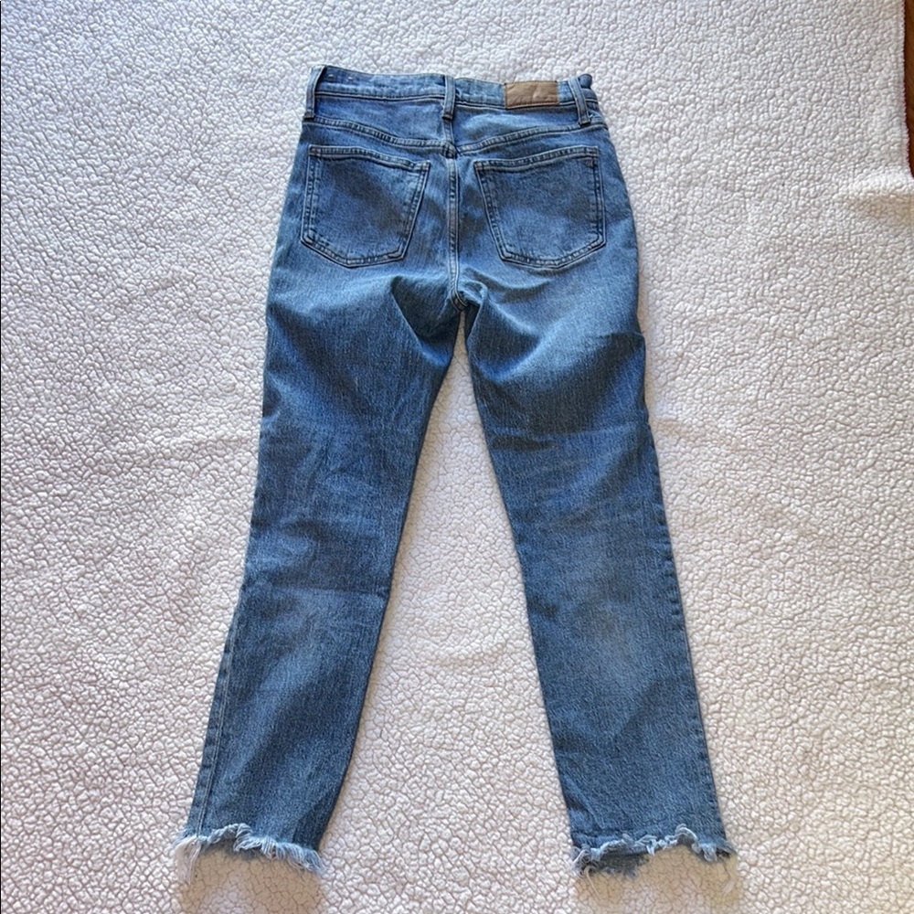Madewell Sky Blue Ankle Jeans - Picture 8 of 10